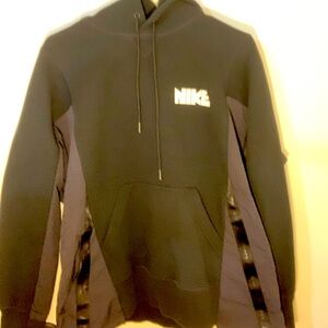 Nike X Sacai hooded fleece sweatshirt